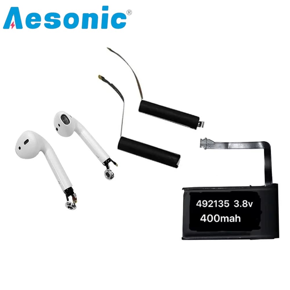 Battery kit for Airpods 1st 2nd A1604 A1602 A1523 A1722 A2032 A2031 Air Pods Headset 1 2 Wireless headset Charging box A1596