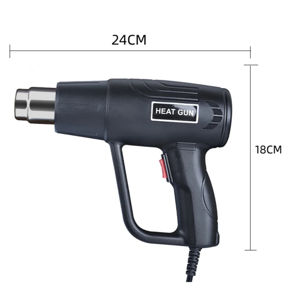 Pistola ad aria calda professionale 220V EU per edilizia, asciugacapelli e saldatura