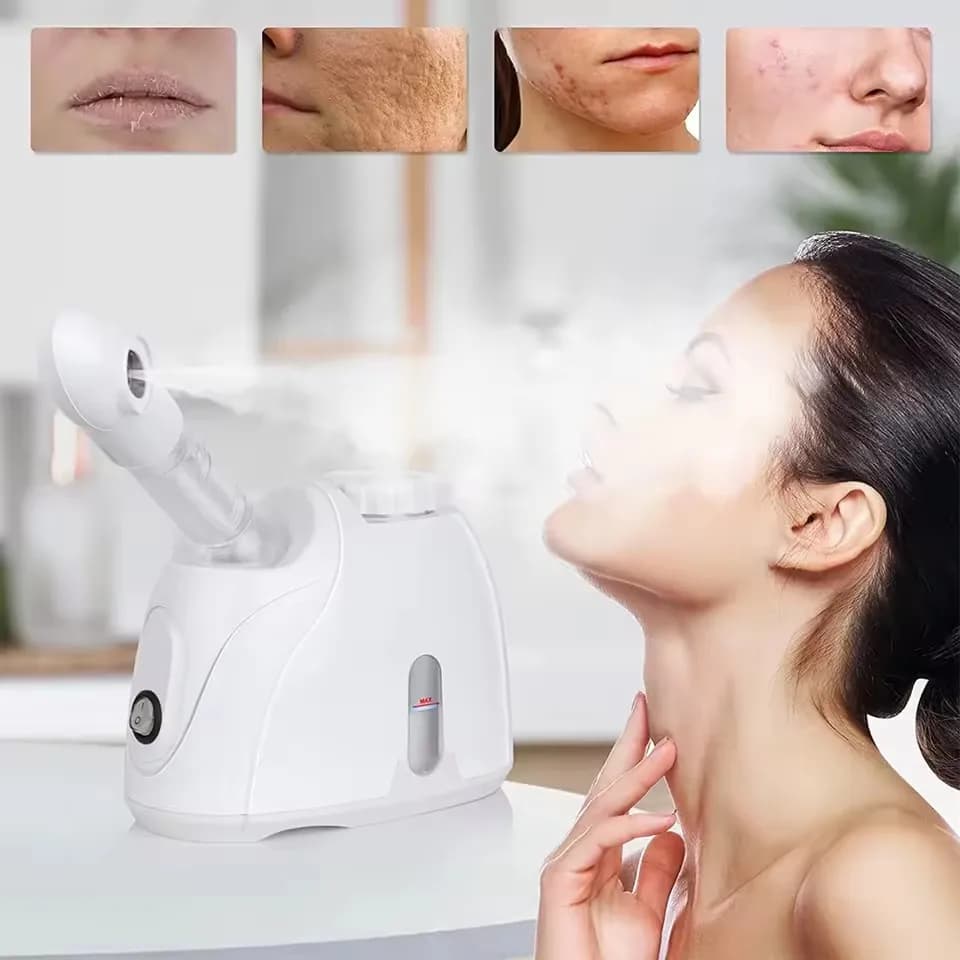 Hot Nebbia Calda Umidificatore Viso Vaporizzatore per il viso Idratazione Profonda Pulizia Vaporizzatore Spruzzatore Idratante Salone Casa Spa Cura della pelle