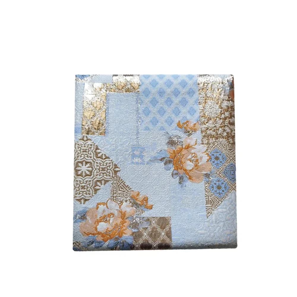 Luxury Design Metal Wire Brocade Jacquard Fabric Jacket Fashion Embossed Dress Clothing Cloth By The Meter Winter