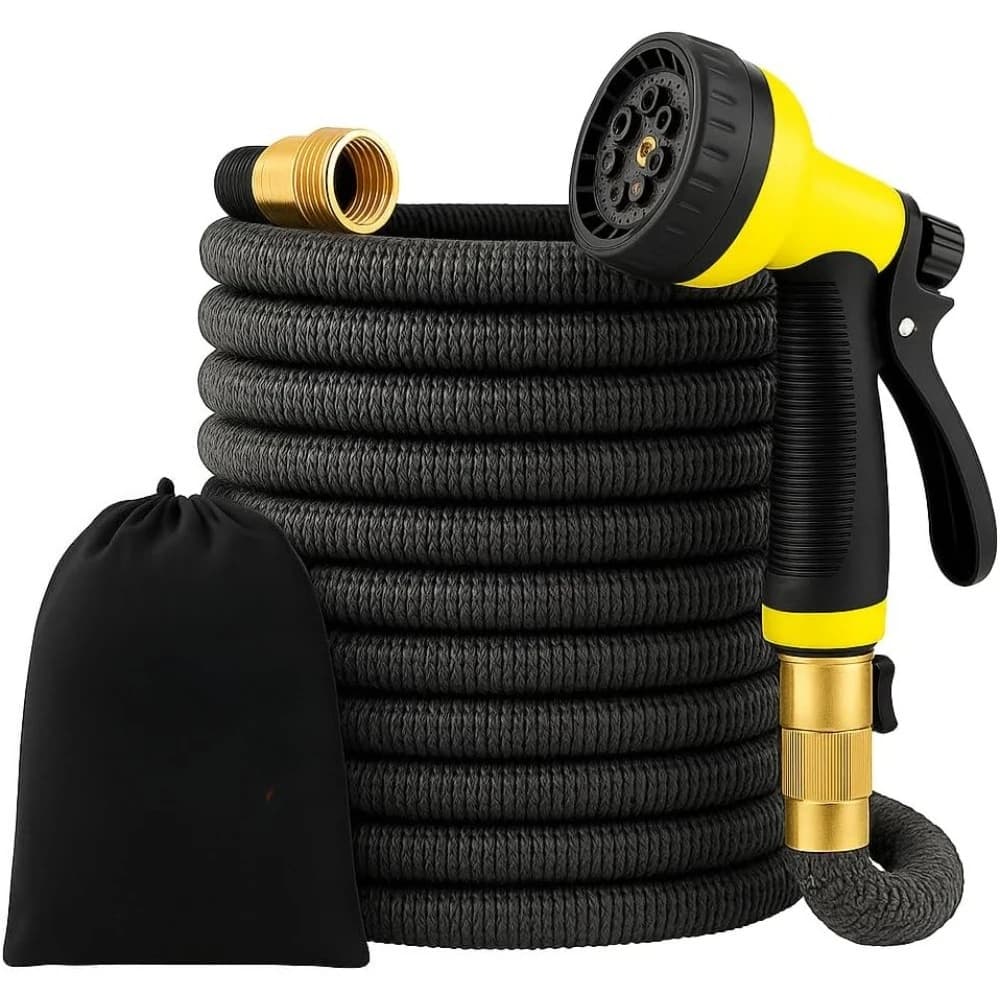 Expandable Garden Pipe with Shipping to the United States, 75-foot nozzle, 10 models, 3750D, 4-layer latex core, lightweight, leak-resistant