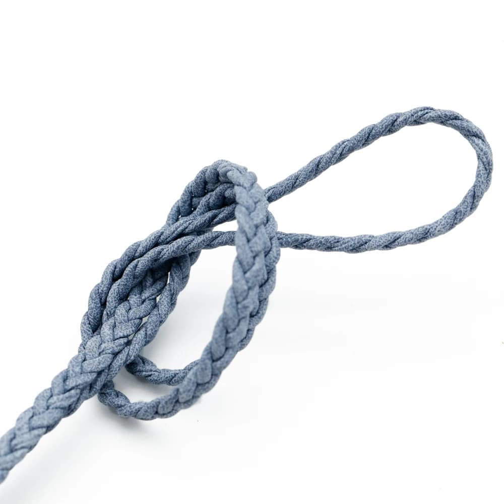 4 mm flat braided corda braided on two sides PU leather 2 meters for accessories for DIY hair necklace bracelets jewelry creation