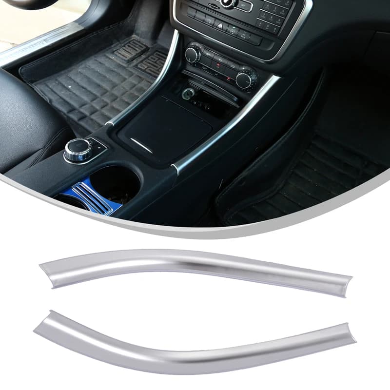 Striscia Decorativa Adesiva per Controllo Centrale e Finiture Laterali, Accessorio Auto per Mercedes Benz Classe A CLA GLA W176 W177 C117 C118 X156 H247