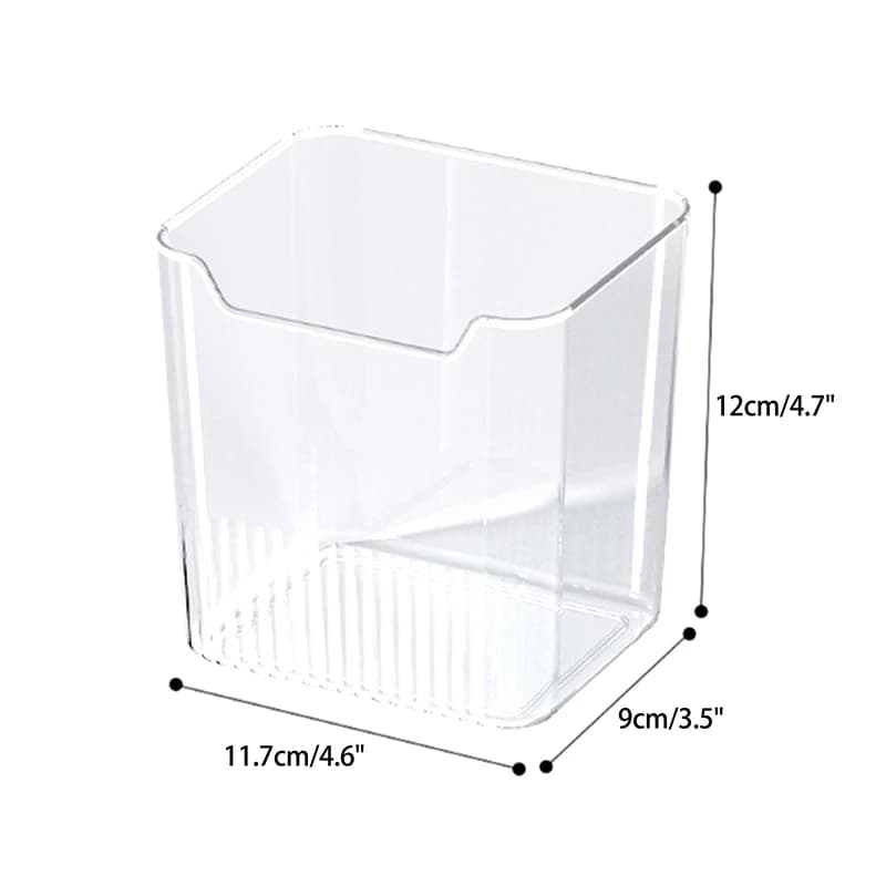 Premium Food Preservation Box for Fridge; Kitchen Organizer for Vegetable and Spices; Refrigerator Side Door Storage