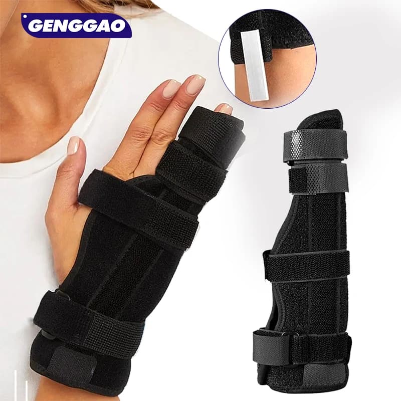 1 pz stecca Boxer-deve essere utilizzato per stecca da dito mignolo, frattura del pugile, tutore da polso per grondaia ulnare, stecca da dito Metacarpal