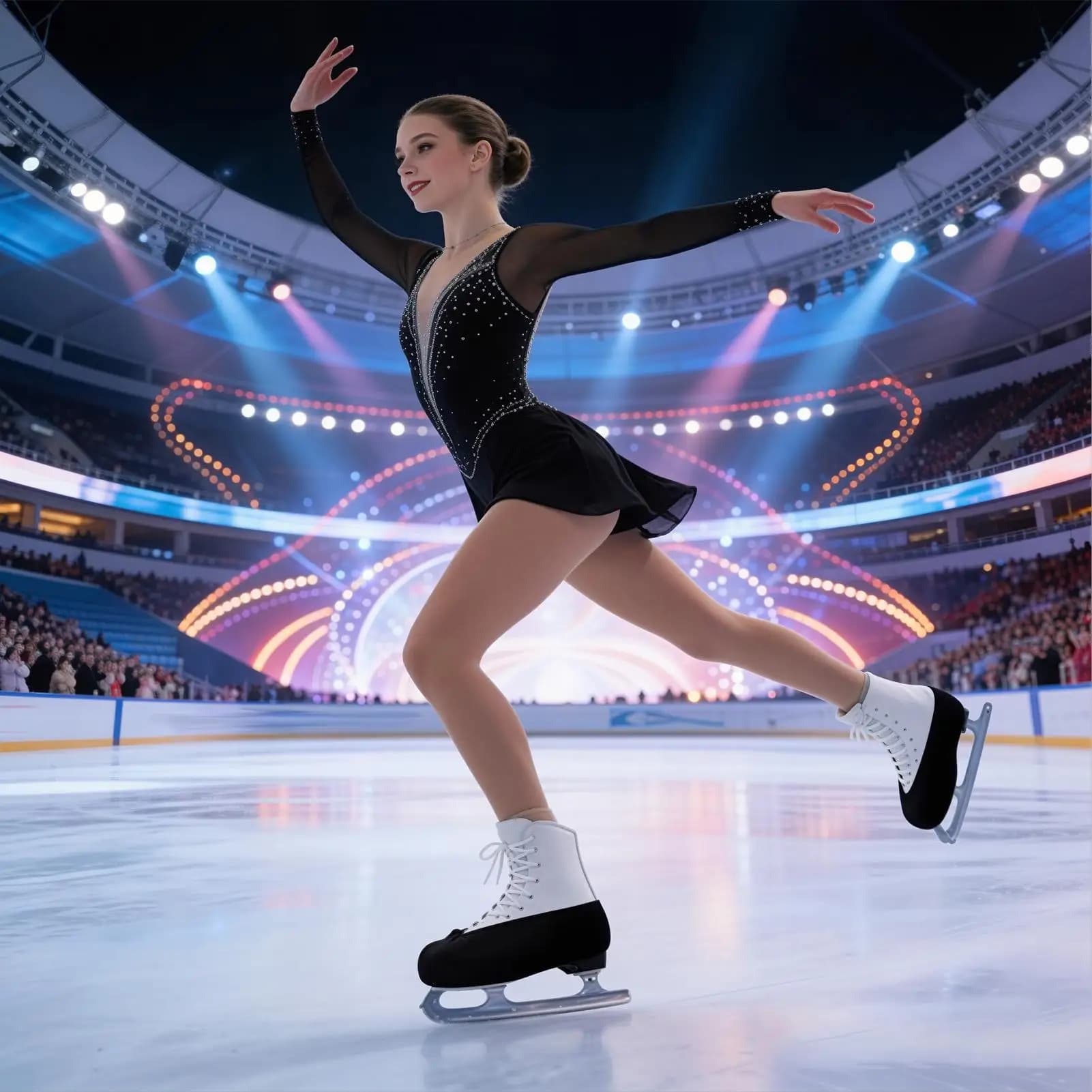 Skate Guards Figure Skating Elastic Soft Black Universal Protector With Buckle Ice Skate Covers For Men Women Skating Boots