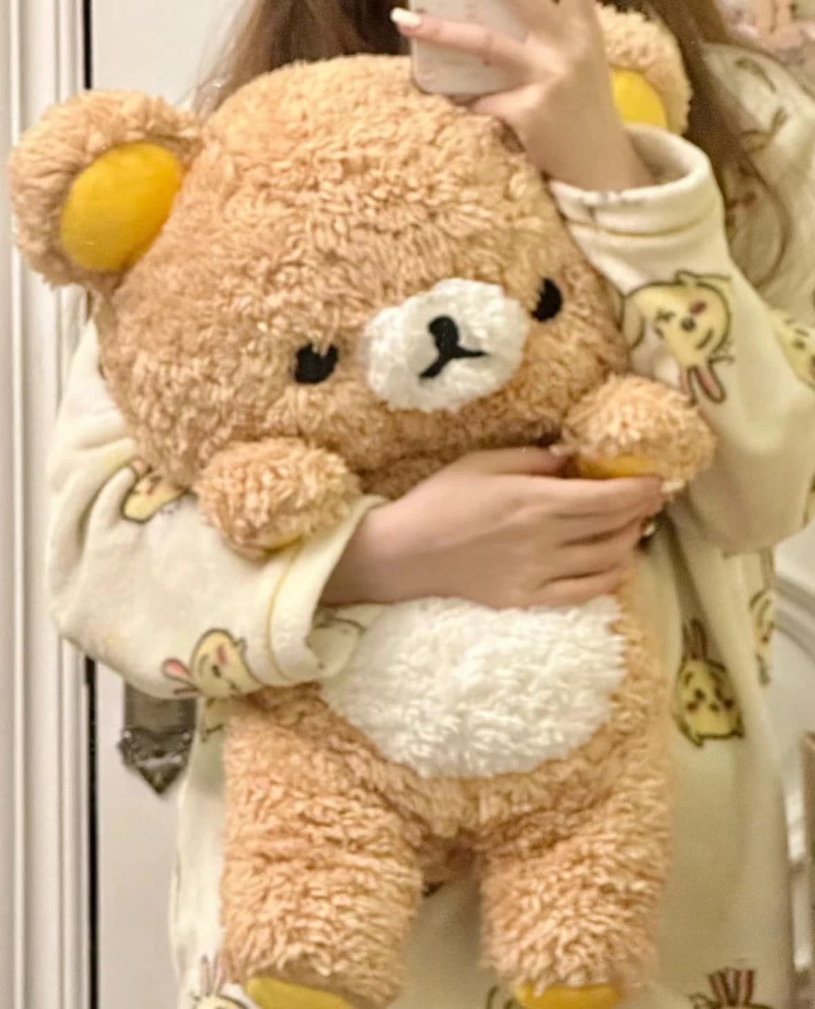 Peluche Rilakkuma 80CM, Orsacchiotto di Peluche, Cuscino Decorativo Kawaii, Regalo di Compleanno per Bambini