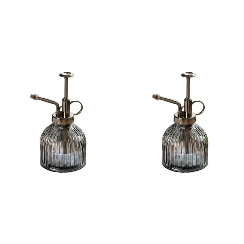 2X Plant Flower Watering Pot Spray Bottle Antique Glass Watering Can Plant Watering Kettle Garden Water Sprinker C