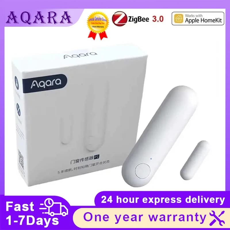 New Aqara P1 Door and Window Sensor Zigbee3.0 Intelligent Security System Detector Wireless Motion Sensor for Smart Aqara HomeKit APP