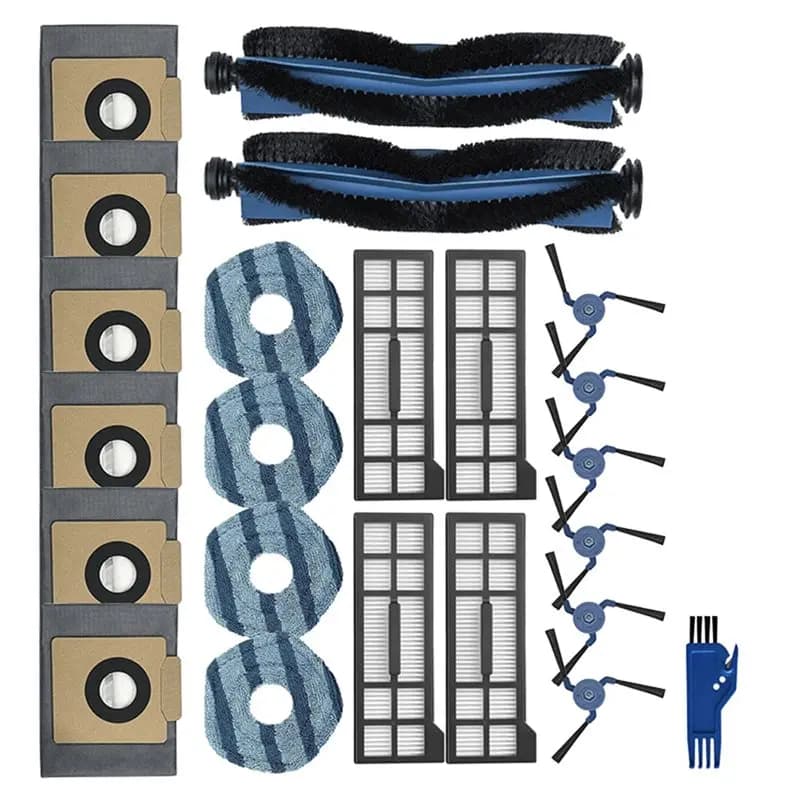 Parti di Ricambio ABUS per Eufy X10 Pro Omni, Accessori per Aspirapolvere, Spazzola Principale e Laterale, Mop, Filtro HEPA, Sacchetto Raccoglipolvere