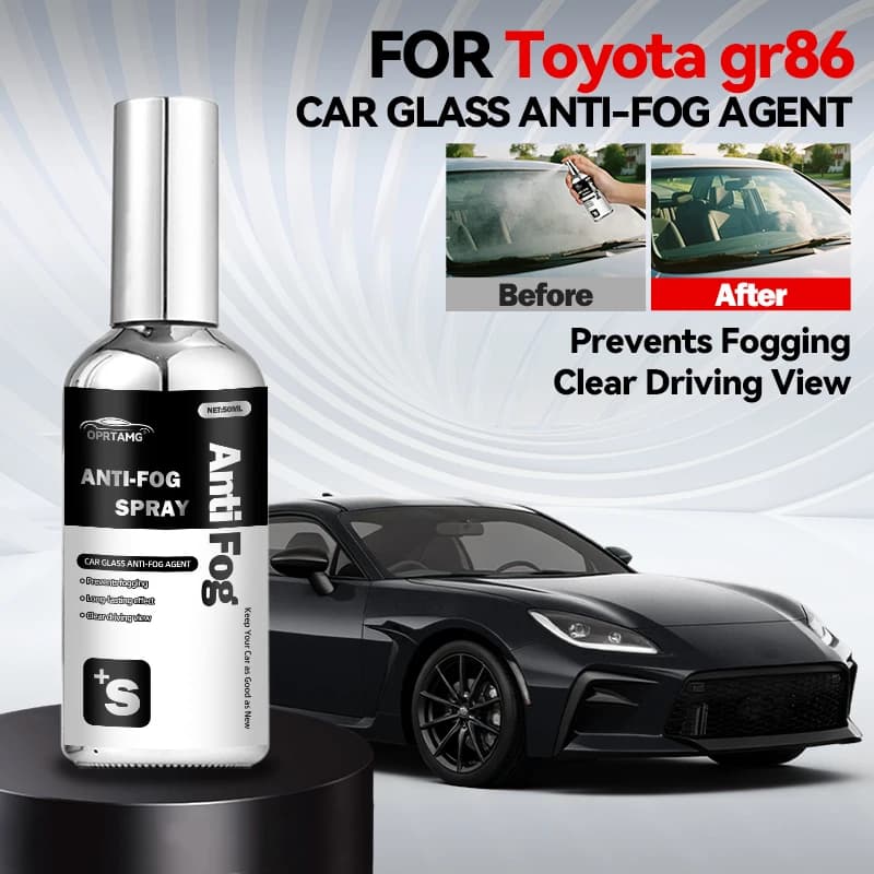Agente Idrorepellente per Auto Toyota GR86, Impermeabilizzante Antipioggia e Antiappannamento, Detergente per Vetri, Trasparentizzante per Parabrezza Auto