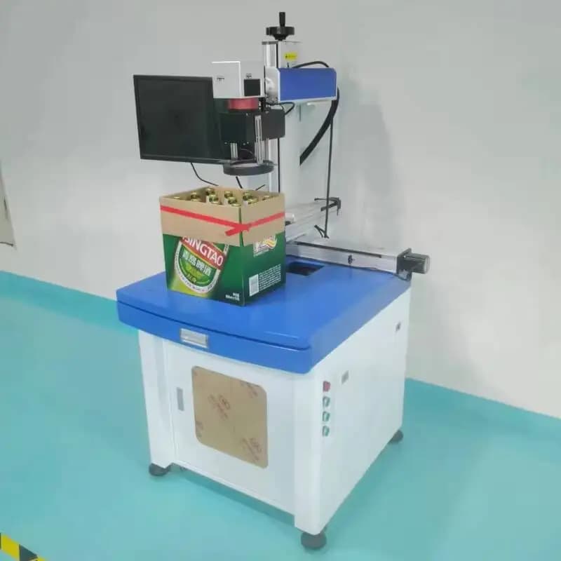 Production of flat surfaces engraving machine with black laser encoding Production of professional non-standard metal production
