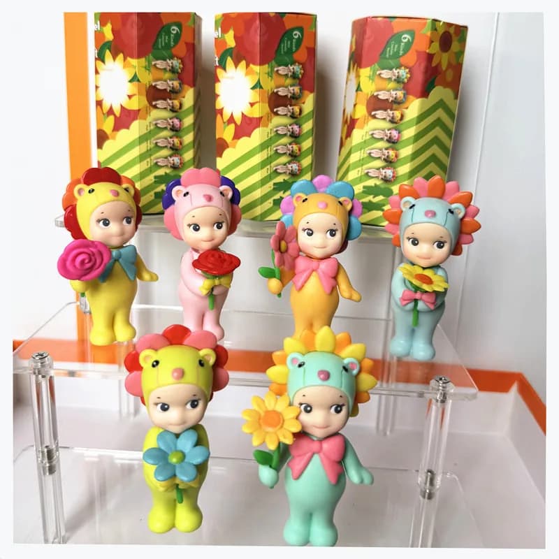 Mini Angel Blind Box Toy – Cute Flower Series Anime Figurine / Desktop Ornament (Valentine's Day, Birthday, or Christmas Gift)