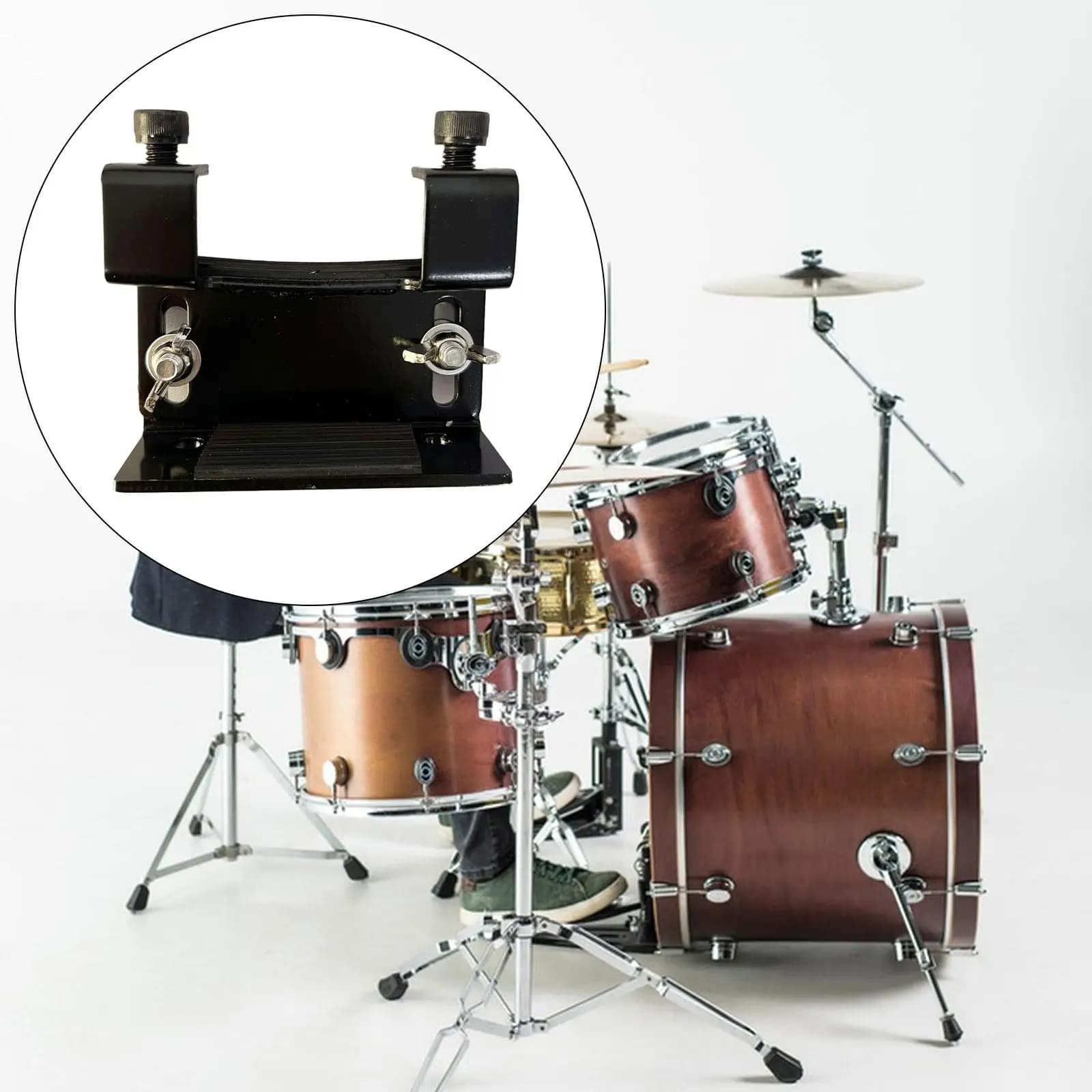Piattaforma per grancassa Sollevatore per batteria elettronica Supporto per kit per batteria leggero professionale Accessori per strumenti in metallo Sollevatore per ascensore