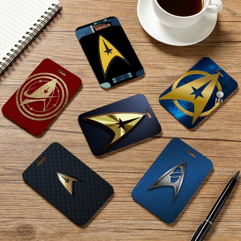 Cordino da Collo TV S-Star Trek, Porta Tessere, Porta Badge, Porta Pass, Porta Chiavi, Accessori, Regali