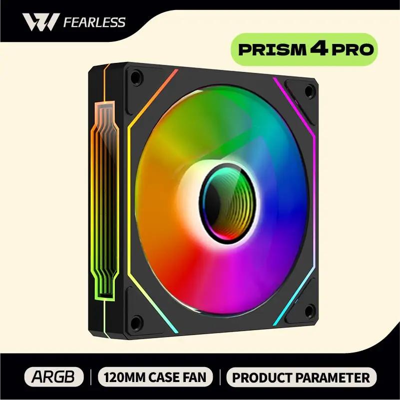 Prism 4 PRO ARGB PC fan 120mm Computer case fan 4 pin CPU cooling fans 3pin5v RGB