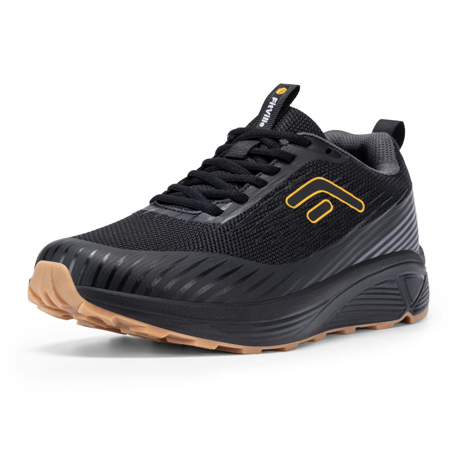 Fittington Scarpe da trail running da uomo Scarpe extra larghe da uomo Sneakers da trail running da montagna Scarpe da passeggio con cuscino morbido