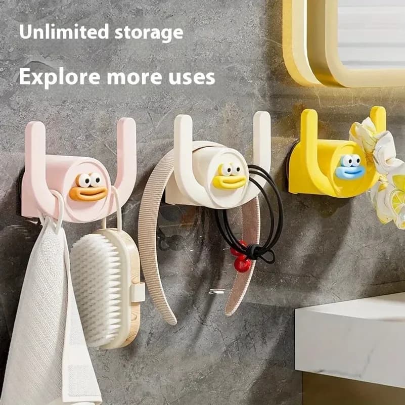 Cartoon Slipper Hook Bathroom Slipper Rack | Drainage Shower Storage Organizer Shoe Holder Stand for Bathroom & Bedroom