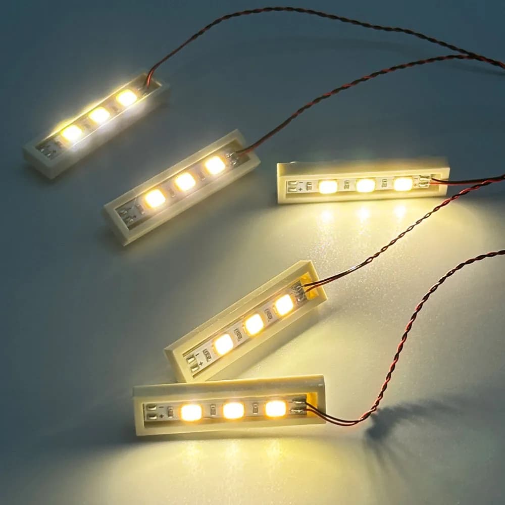 LYBMTWF Kit di illuminazione fai-da-te a LED 1×4 da 10 pezzi, mattoncino luminoso a LED, compatibile con il blocco di costruzione Lego 3710
