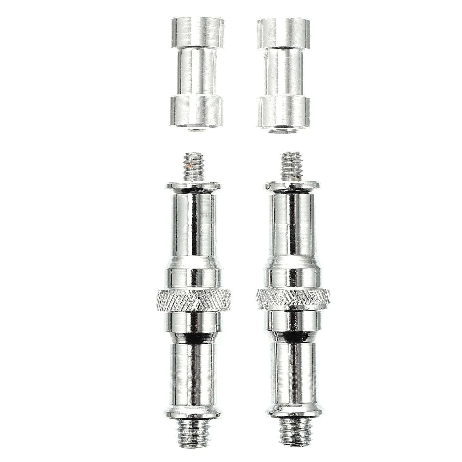 2 Set Adattatori Hot Shoe con Vite e Dado per Stativo Flash, Adattatore per Treppiede in Lega di Alluminio, Convertitore Accessori Fotocamera
