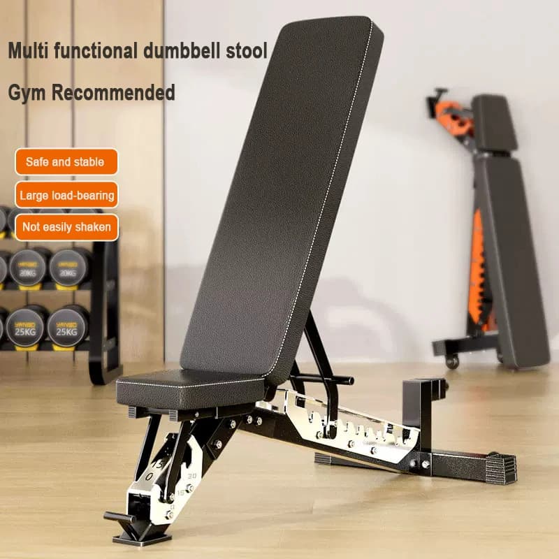 Sgabello con manubri multifunzionale per la casa, bilanciere professionale da uomo, panca, sit up board, sedia fitness per uccelli volanti