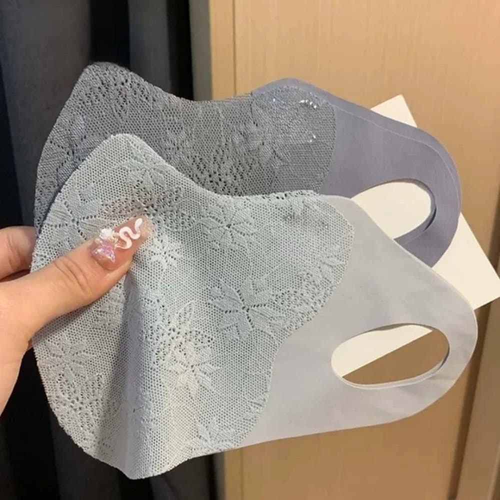 Ice Silk Breathable UV Protection Face Mask Washable Outdoor Sun Shield for Men Women