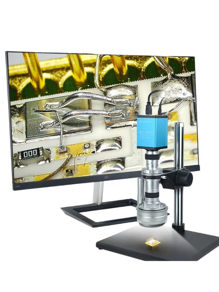 Microscopio 3D Elettronico GP-490H/491H Elettrico Automatico/Manuale 2D 2D/3D 360 ° Rotazione omnidirezionale ad alta definizione
