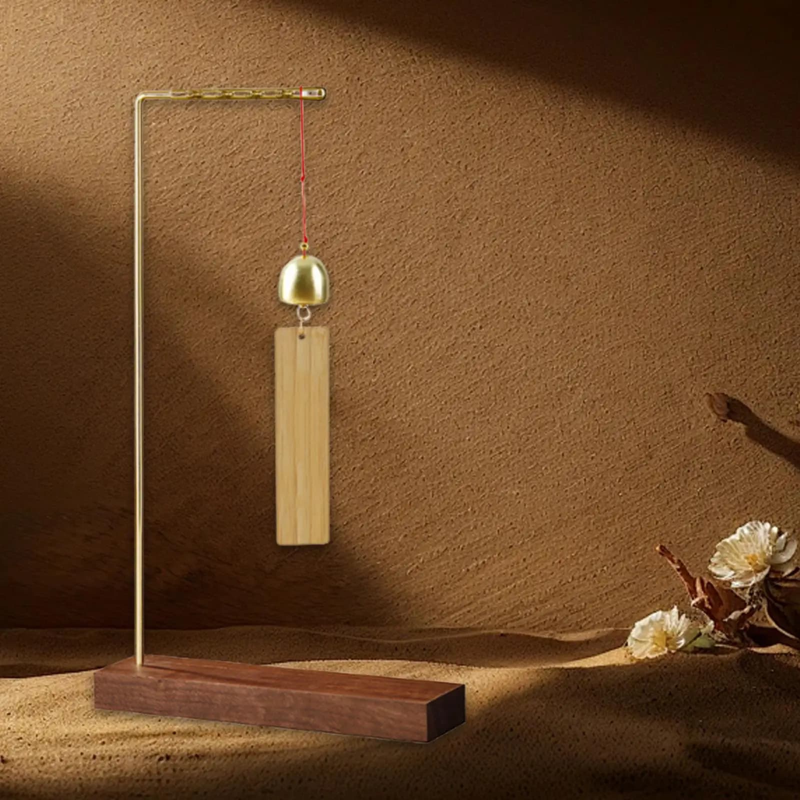 Wind Chime Stand Calligraphy Brush Pen Holder for Indoor Exhibition Bedroom