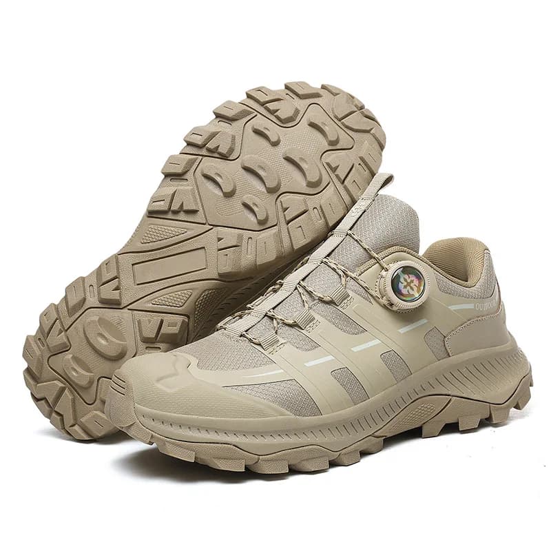 Scarpe in Pelle da Uomo per l'Inverno, Scarpe Sportive da Campeggio e Trekking, Traspiranti e Antiscivolo, Sneakers da Escursionismo