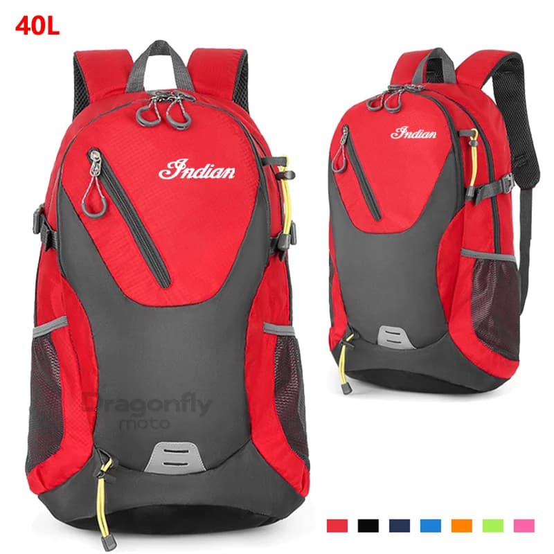 For Indian FTR 1200 S FTR1200 Carbon / Rally Chief VINTAGE Scout Racing travel Men waterproof Backpack Bag Motorcycle Gift