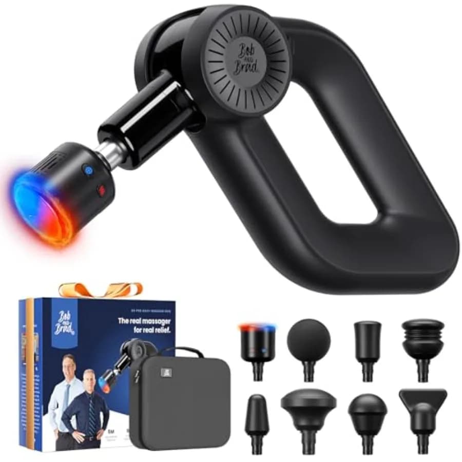 D6 Pro Max+ Massage Gun with Warm/Fredd Function, Powerful Percussion Massage Deep with 16mm Amplitude, Compatible with FSA and HSA