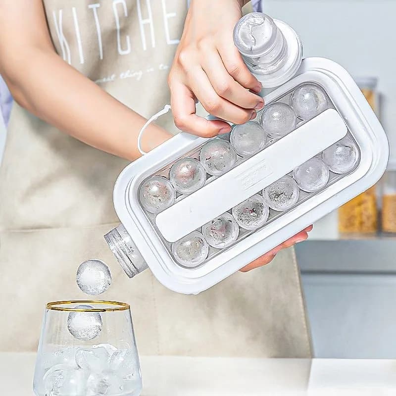 Stampo per Cubetti di Ghiaccio a Forma di Disco da Hockey - Dispositivo per Realizzare Dischi di Ghiaccio per Caraffe, Vassoi, Bicchieri, Forma Sferica per Alimenti