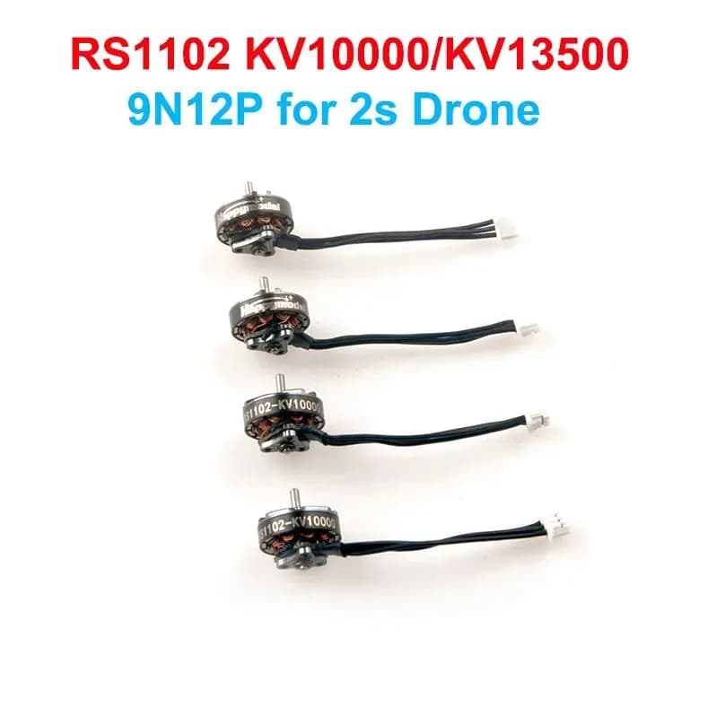 HappyModel 2S RS1102 10000KV / 13500KV Motore Brushless 1.5mm Albero 9N12P per HappyModel Mobula7 O4 Micro FPV Drone
