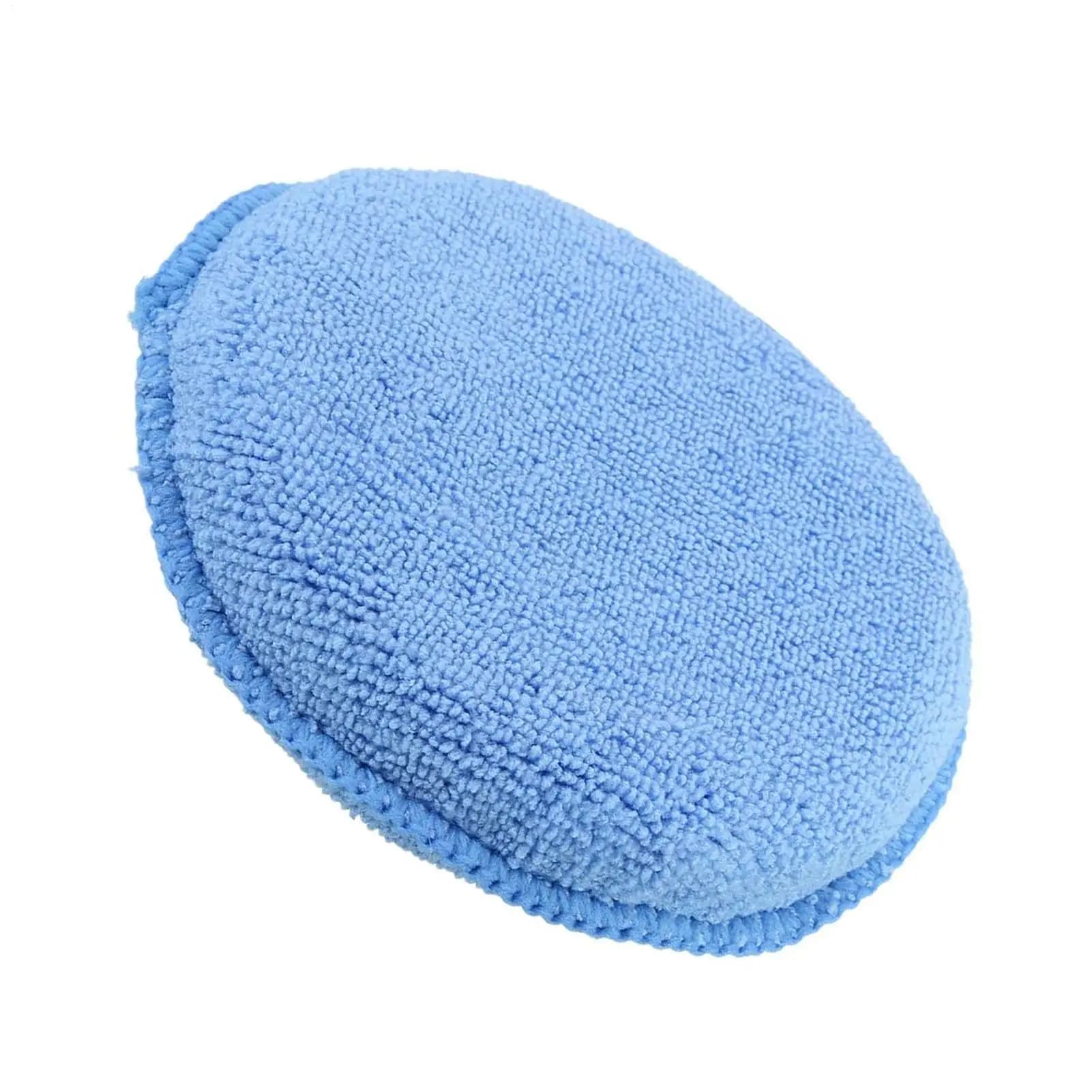 Spugna per autolavaggio Lucidatura Applicatore di cera per lucidatura Spugna per rivestimento in ceramica morbida riutilizzabile da 5 pollici per camion camper per finestra di casa moto