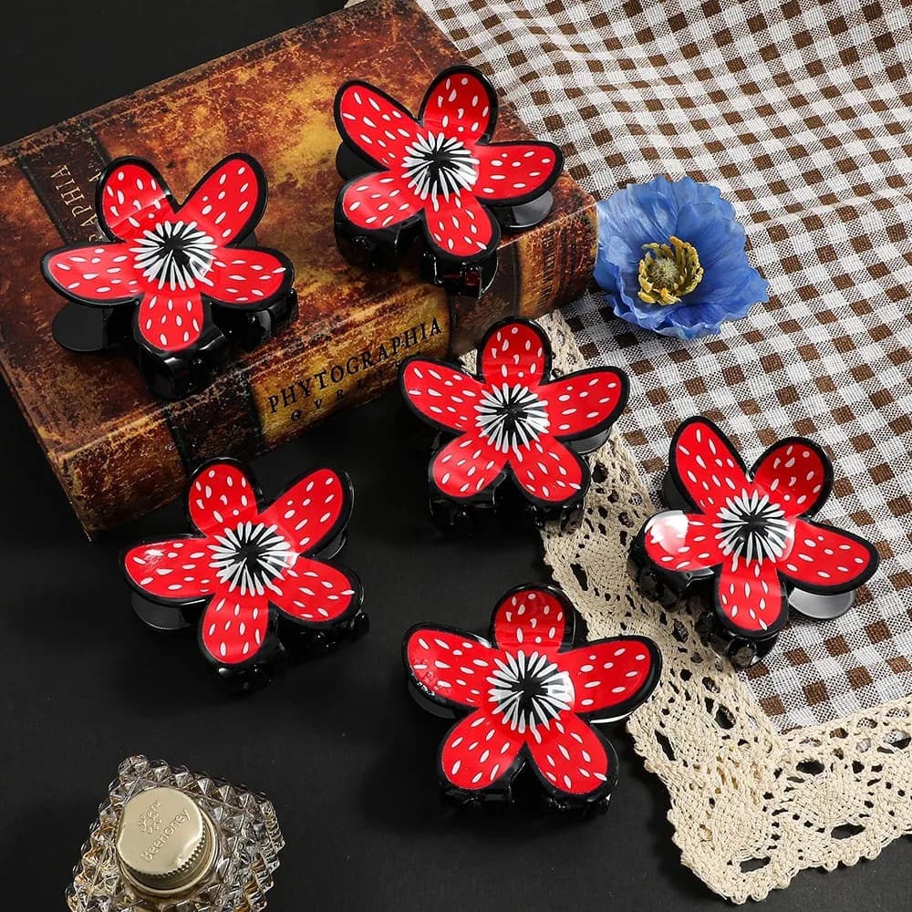 1PC Strange Things copricapo decorativo per uso quotidiano, accessori per capelli, fermagli per capelli in acrilico creativi e casual per acconciature casual