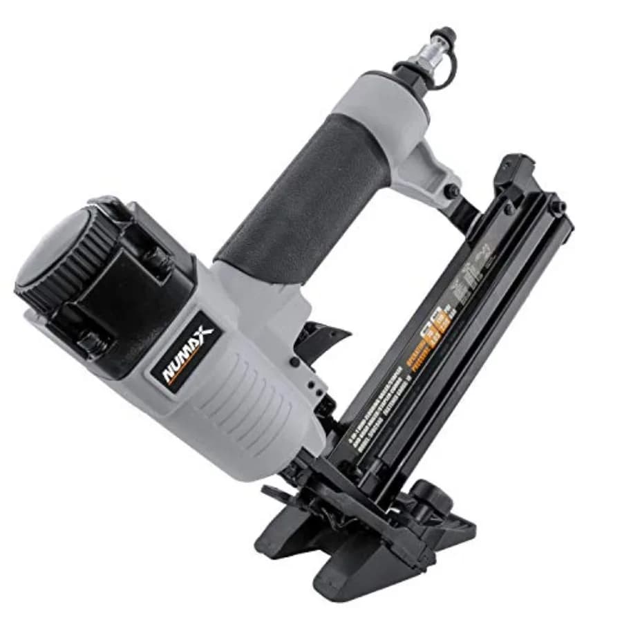 SFBC940 Chiodatrice/Graffatrice Pneumatica 4-in-1 da 18 Gauge per Pavimenti, con Borsa, 1-5/8 Pollici