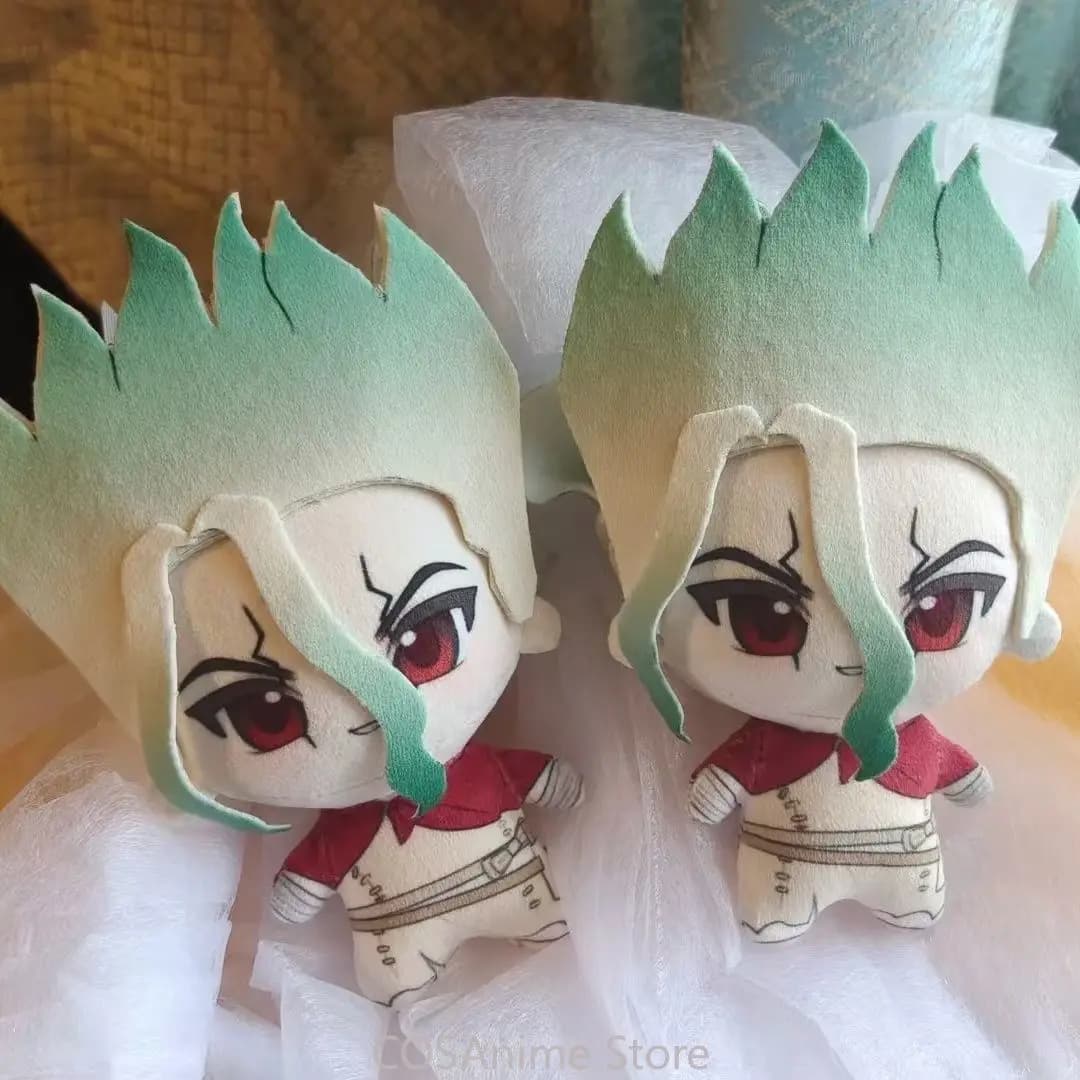 Dr. STONE Gen Asagiri Stanley 10cm Anime Cosplay Figure Idol Plushies Pillows Bag Pendant Mascot Birthday Gift