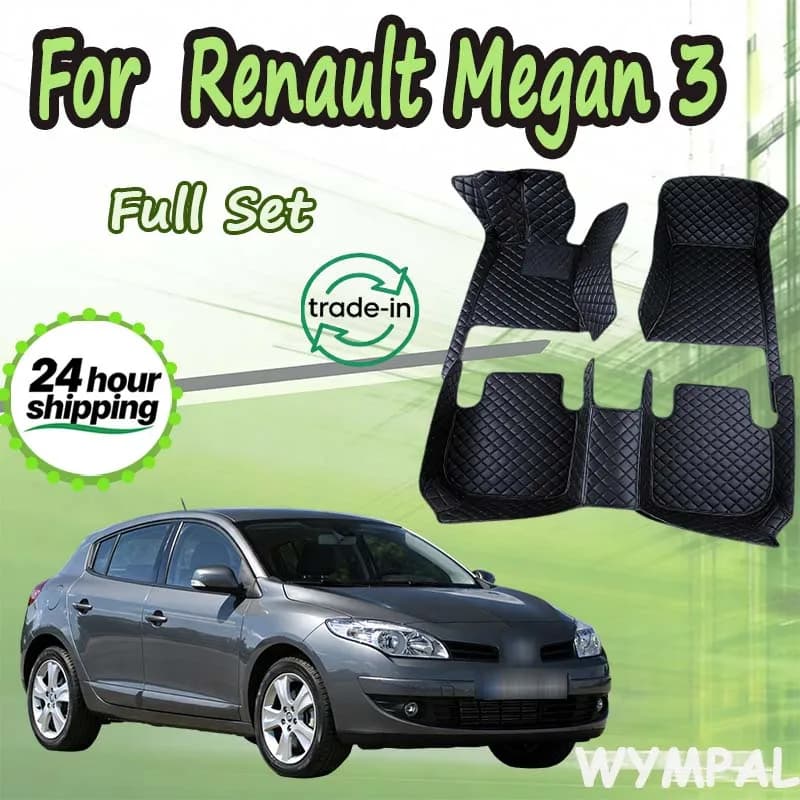 Tappetini Auto per Renault Megan 3 2008 ~ 2014 DropShipping Center accessori interni Auto tappeti in pelle tappeti tappetini