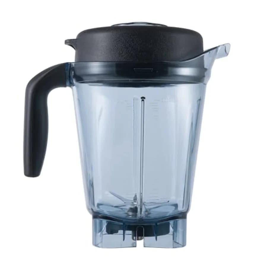 Caraffa per Frullatore da 64oz a Basso Profilo Compatibile con Contenitore Vitamix, Ricambio per Modelli 750 5200 7500 E310 VM0103 e Altri
