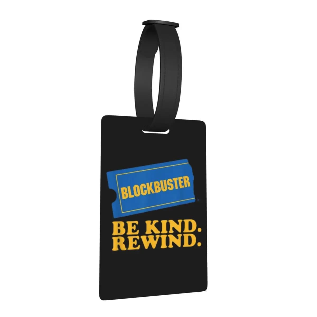 Etichette per Bagagli 'Be Kind Rewind', Accessori per Valigie, Targhette per Bagagli da Viaggio, Porta Etichette con Nome e Indirizzo