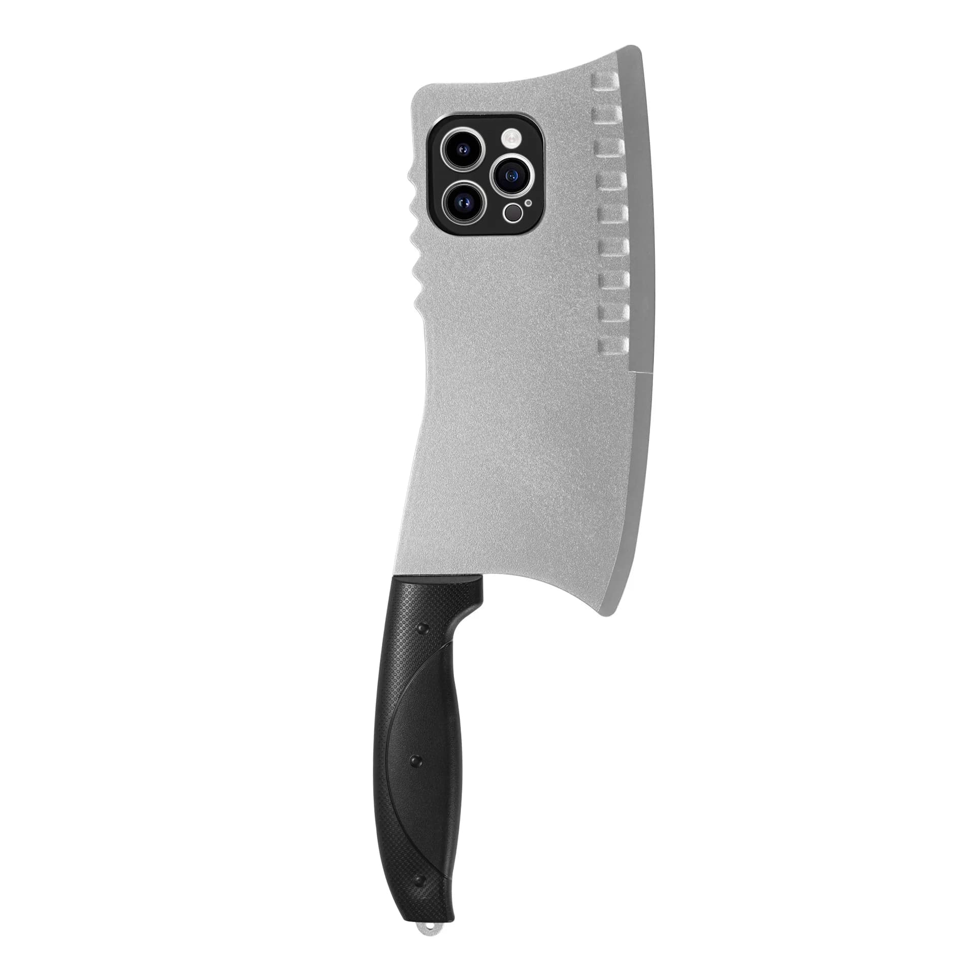 CYD Custodia a Forma di Coltello da Cucina Personalizzata, Divertente e Creativa, con Manico per iPhone 17 16 15 14 13 12 11 Plus Pro Max