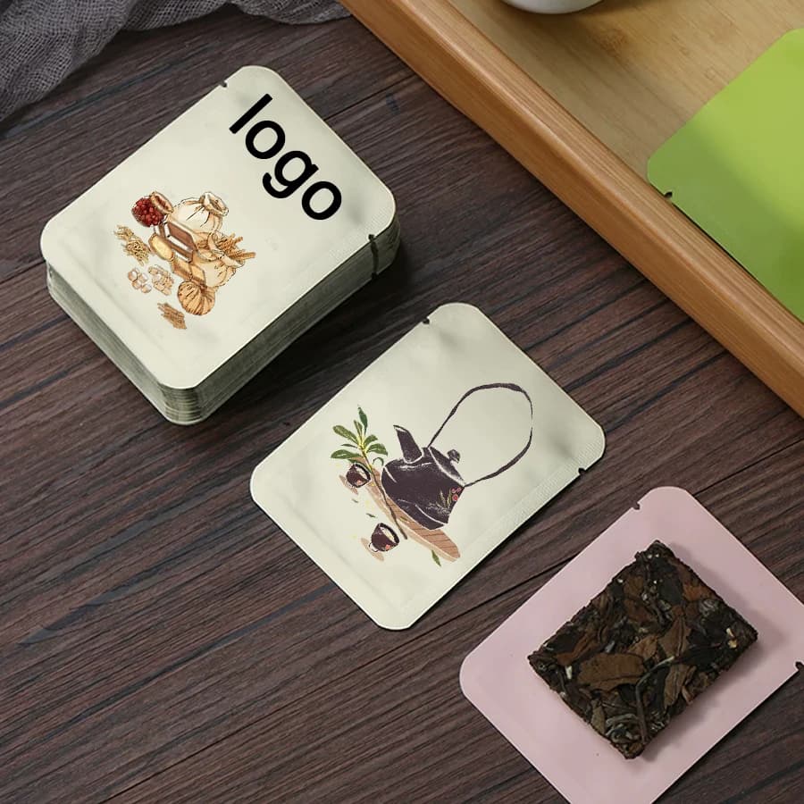 Personalized Custom Drip Coffee Filter Tea Match Suger Candy Bean Blind Gift Packaging Bags 6.5x8.5cm