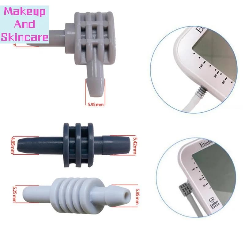 「1 connettore a tubo singolo per bracciale digitale per misuratore di pressione sanguigna, ricambio per tonometro da braccio e sfigmomanometro」