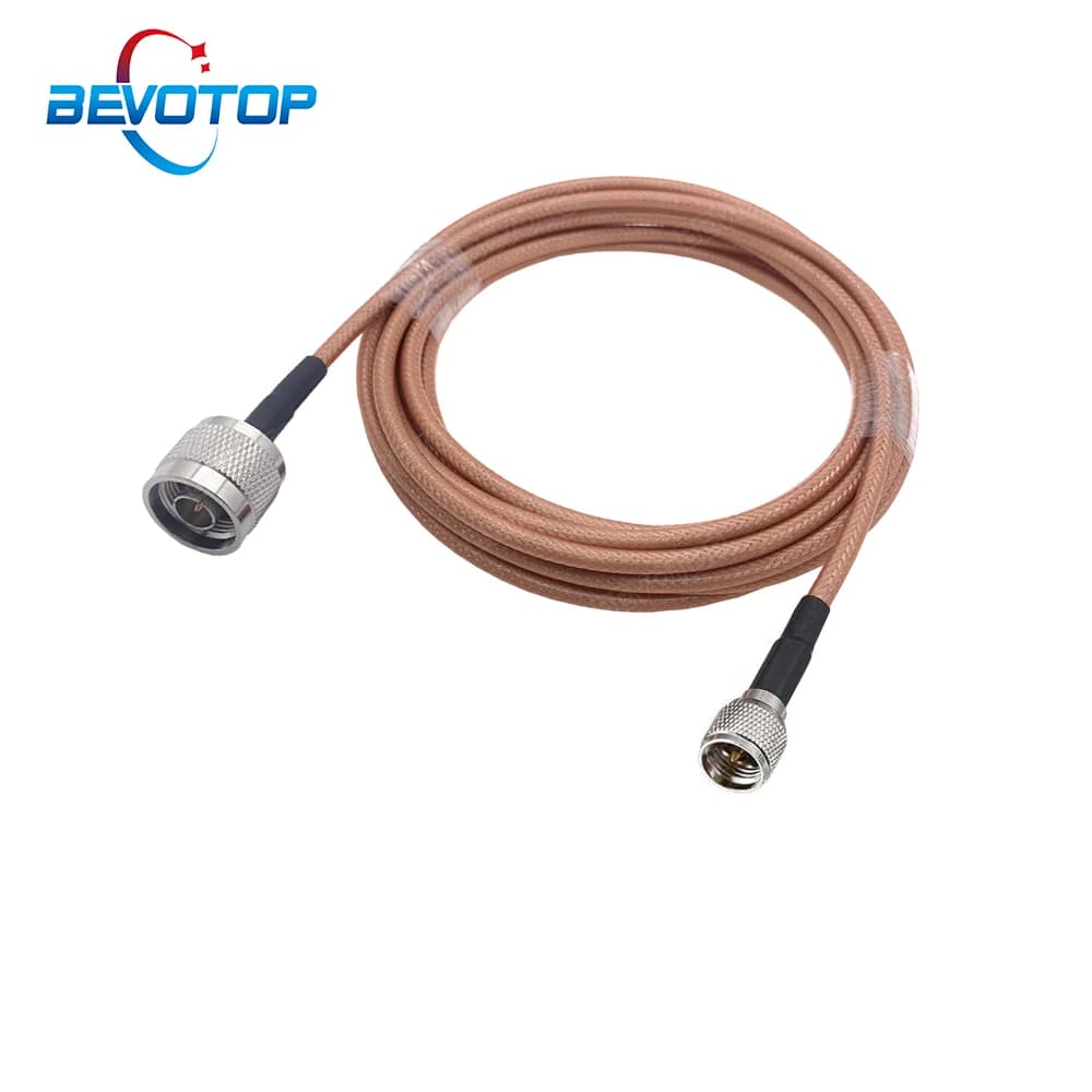BEVOTOP Mini UHF Maschio a N Maschio Connettore RG142 50-3 Cavo Coassiale Resistivo Ad Alta Temperatura Router WIFI Antenna Ponticello di Estensione
