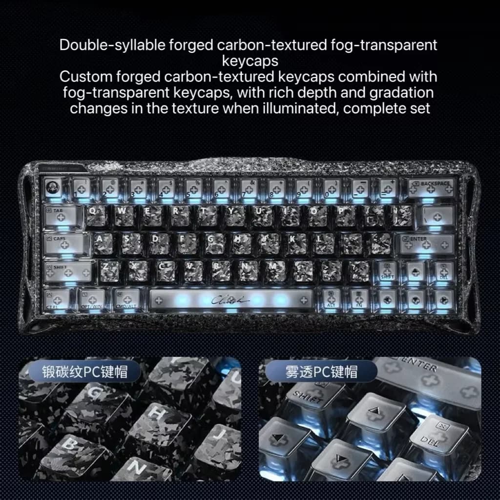 Gravity Planet V60 Gaming Keyboard - Specialized for Gaming and Esports, with UFO Axial Mechanical Keys