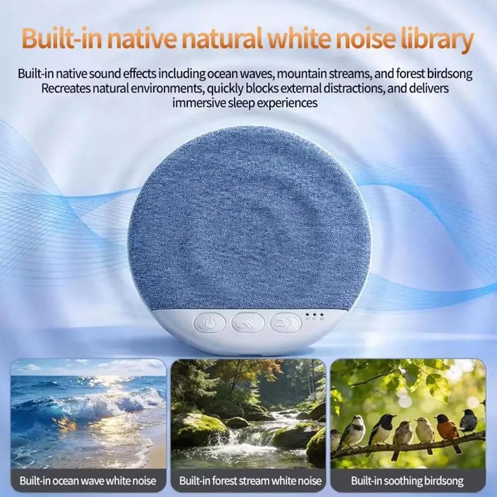 Mini Altoparlante Bluetooth da Cuscino, Lettore Musicale MP3 Wireless Personale Ultra Sottile con Lunga Durata della Batteria