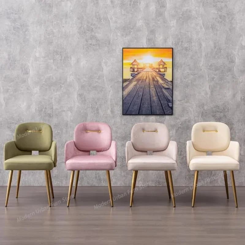 Sedia da Trucco Stile Francese, Sedia di Design Italiano Minimalista di Lusso, Poltrona Ergonomica da Gaming, Sillones per Soggiorno, Arredamento per Salotto