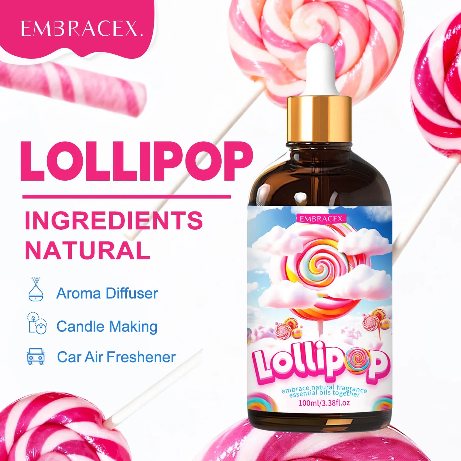 100 ml essential oil, perfume, massage oil, for diffusers, candles, gift for friends, sweet scent, aromatherapy