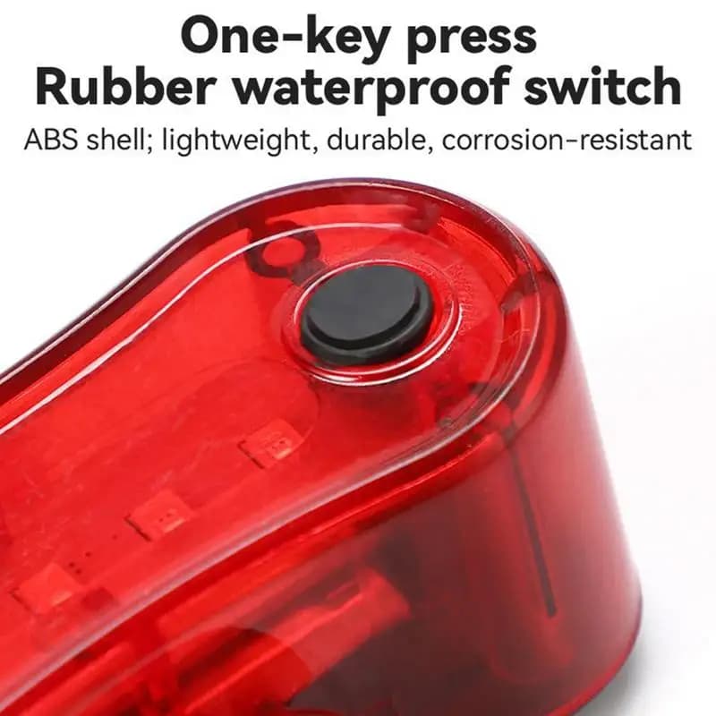 Fanale posteriore per bici Fanale posteriore per reggisella per bicicletta a LED rosso/blu/bianco ricaricabile tramite USB per spia di sicurezza per guida notturna
