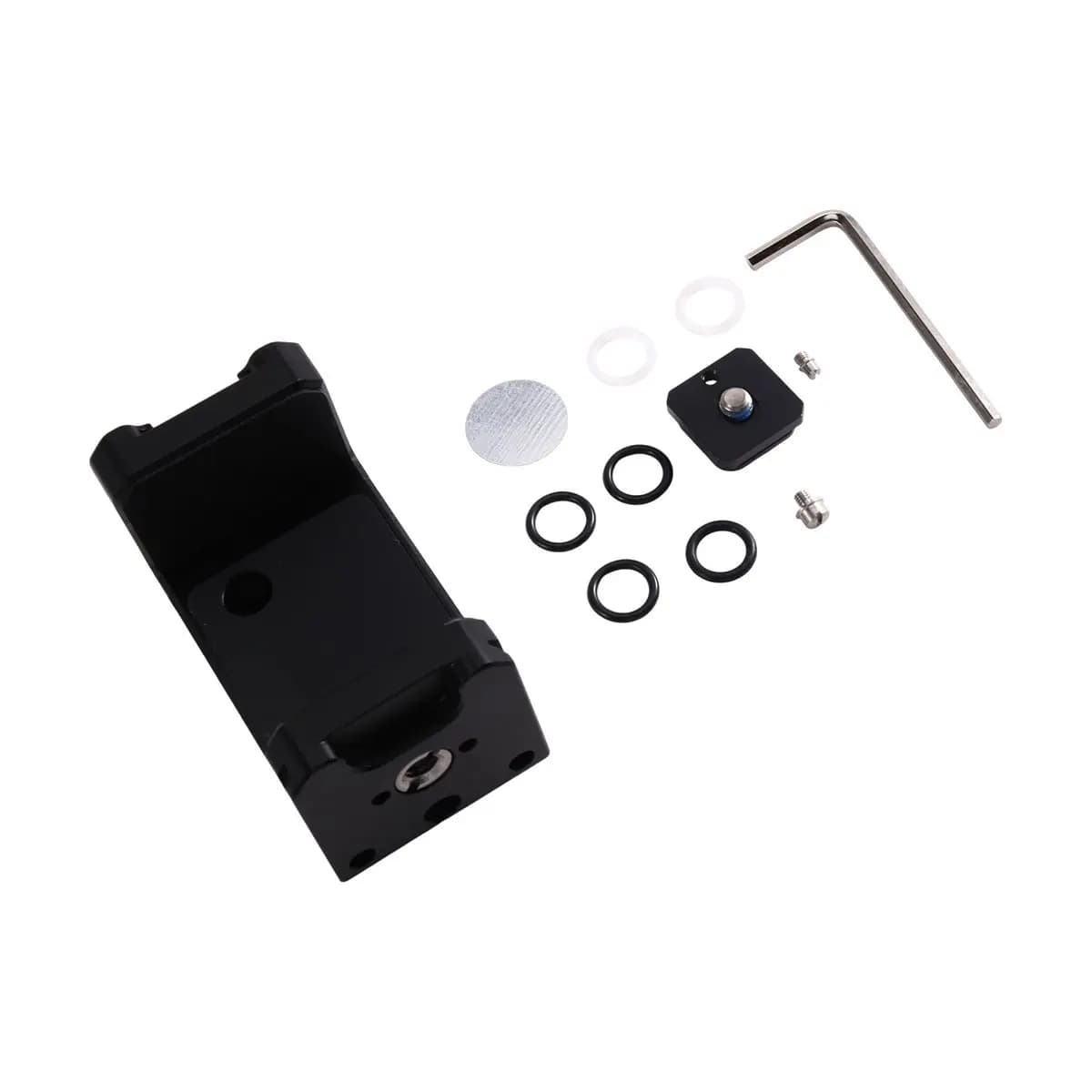 Power Bank Holder 55-85mm for DSLR Camera Photography Mobile Power Stand Aluminum Alloy